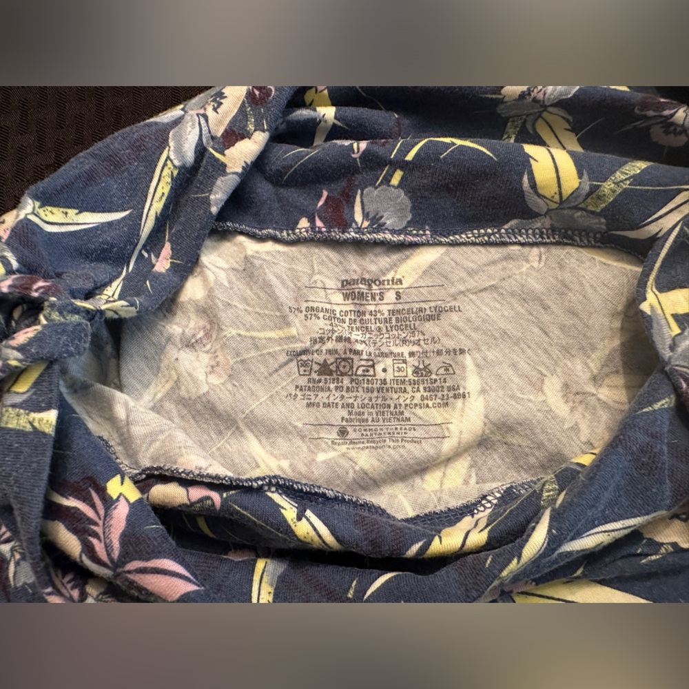 Patagonia Floral Cotton Skirt Size S